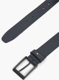 Blue Tonal Leather Belt  Men