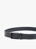 Blue Tonal Leather Belt  Men