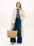 Brown Essential Metallic Logo Tote Bag  Women