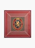 Multi Pure Silk TH Crest Square Scarf  Women