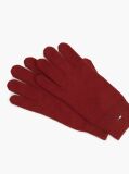 Red Hilfiger Flag Gloves With Wool  Women