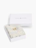 Blue Silk Scarf And Ring Gift Box  Women