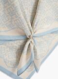 Blue Silk Scarf And Ring Gift Box  Women