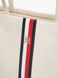 Beige Essential Corporate Global Stripe Tote Bag  Women