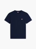 Μπλε T-Shirt Με Σήμα Tommy Και Κανονική Λαιμόκοψη  Άνδρες