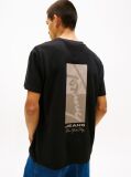 Μαύρο T-Shirt Με Κλασική Λαιμόκοψη Και Signature Κεντητό Λογότυπο  Άνδρες