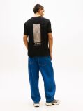 Μαύρο T-Shirt Με Κλασική Λαιμόκοψη Και Signature Κεντητό Λογότυπο  Άνδρες