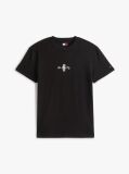 Μαύρο T-Shirt Με Κλασική Λαιμόκοψη Και Signature Κεντητό Λογότυπο  Άνδρες