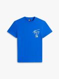 Μπλε T-Shirt Με Signature Πίσω Λογότυπο  Άνδρες