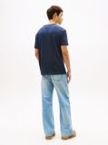 Μπλε T-Shirt Με Tonal Ετικέτα Tommy  Άνδρες
