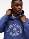 Μπλε Hoody Με Κουκούλα Και Λογότυπο  Άνδρες