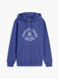 Μπλε Hoody Με Κουκούλα Και Λογότυπο  Άνδρες