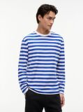Multi T-Shirt Μακρυμάνικο Με Ρίγες Και Σημαία  Άνδρες