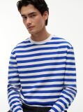 Multi T-Shirt Μακρυμάνικο Με Ρίγες Και Σημαία  Άνδρες