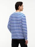 Multi T-Shirt Μακρυμάνικο Με Ρίγες Και Σημαία  Άνδρες