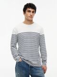 Multi T-Shirt Μακρυμάνικο Με Ρίγες Και Λογότυπο  Άνδρες
