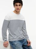 Multi T-Shirt Μακρυμάνικο Με Ρίγες Και Λογότυπο  Άνδρες