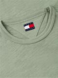 Πράσινο T-Shirt Σε Άνετη Γραμμή Με Υφή Και Σχέδιο Στην Πλάτη  Άνδρες