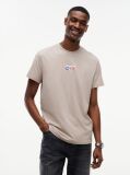 Καφέ T-Shirt Με Λογότυπο Σε Slim Γραμμή Με Κλασική Λαιμόκοψη  Άνδρες