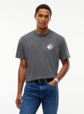 Black Signature Back Graphic Relaxed T-Shirt  Men