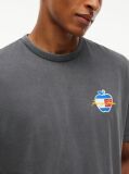Black Signature Back Graphic Relaxed T-Shirt  Men