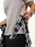 Καφέ Ottoman T-Shirt Με Waffle Πλέξη   Άνδρες