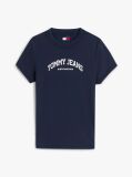 Μπλε Slim T-Shirt Με Κλασική Λαιμόκοψη Και Λογότυπο  Γυναίκες