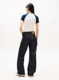 Μπεζ Slim T-Shirt Με Ραγκλάν Μανίκια Και Σχέδιο  Γυναίκες