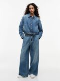 Denim Τζιν Σε Φαρδιά Γραμμή Με Κορδόνι Και Λινό  Γυναίκες