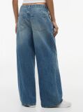 Denim Τζιν Σε Φαρδιά Γραμμή Με Κορδόνι Και Λινό  Γυναίκες
