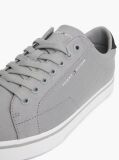 Γκρι Sneakers Από Canvas Με Ανάγλυφη Λεπτομέρεια  Άνδρες