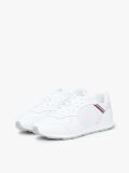 Άσπρο Δερμάτινα Sneakers Με Signature Λεπτομέρεια  Άνδρες