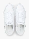 Άσπρο Δερμάτινα Sneakers Με Signature Λεπτομέρεια  Άνδρες