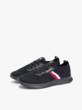 Μαύρο Sneakers Με Πλεκτό Σχέδιο Και Λογότυπο Hilfiger  Άνδρες