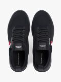 Μαύρο Sneakers Με Πλεκτό Σχέδιο Και Λογότυπο Hilfiger  Άνδρες