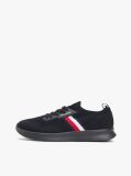 Μαύρο Sneakers Με Πλεκτό Σχέδιο Και Λογότυπο Hilfiger  Άνδρες