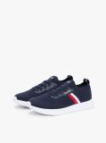 Μπλε Sneakers Με Πλεκτό Σχέδιο Και Λογότυπο Hilfiger  Άνδρες