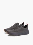 Grey Logo Knit Sneakers  Men