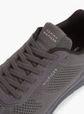 Grey Logo Knit Sneakers  Men