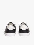 Μαύρο Δερμάτινα Δετά Sneakers Με Μονόγραμμα  Γυναίκες