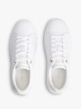 Άσπρο Δερμάτινα Sneakers Με Λογότυπο  Γυναίκες