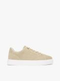 Μπεζ Σουέτ Sneakers Με Λογότυπο  Γυναίκες