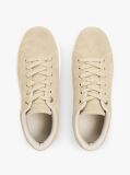 Μπεζ Σουέτ Sneakers Με Λογότυπο  Γυναίκες