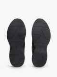 Μαύρο Δερμάτινα Sneakers Mε Μονόγραμμα TH Και Μίξη Υφών  Γυναίκες