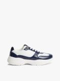 Multi Δερμάτινα Sneakers Mε Μονόγραμμα TH Και Μίξη Υφών  Γυναίκες