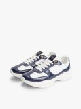 Multi Δερμάτινα Sneakers Mε Μονόγραμμα TH Και Μίξη Υφών  Γυναίκες