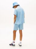 Denim Wavy Flag Short Sleeve Denim Shirt  Boys