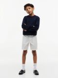 Άσπρο Essential Παντελόνι Chinos Με Signature Ζώνη Σε Loose Γραμμή  Αγόρια