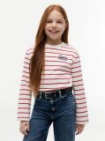 Multi Άνετο Μακρυμάνικο T-Shirt Με Λογότυπο  Κορίτσια