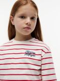 Multi Άνετο Μακρυμάνικο T-Shirt Με Λογότυπο  Κορίτσια